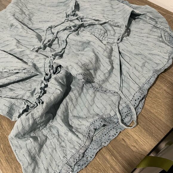 Japna teal maxi dress M crouched adjustable strap - Picture 4 of 7